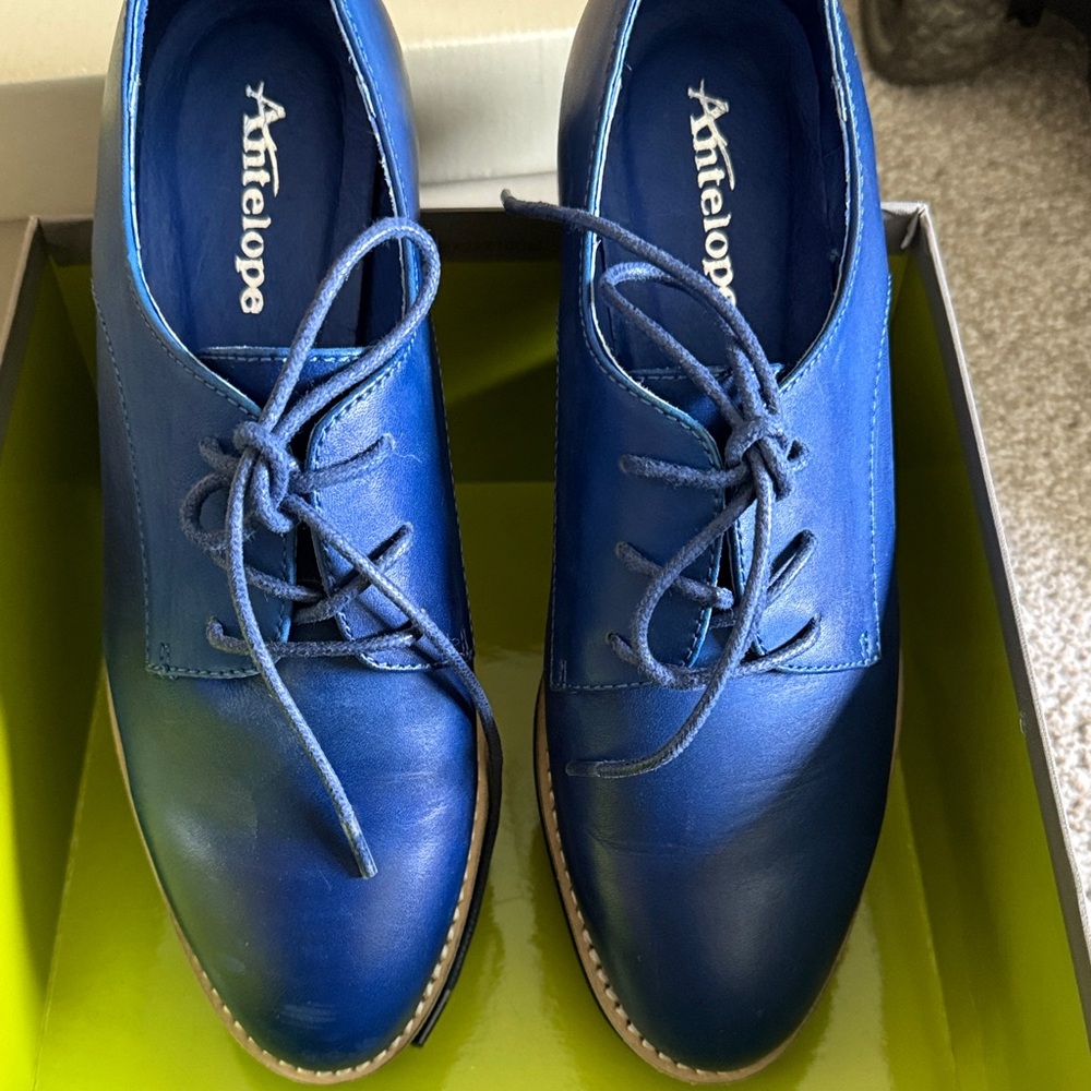 Antelope Men's Deep Blue Oxfords